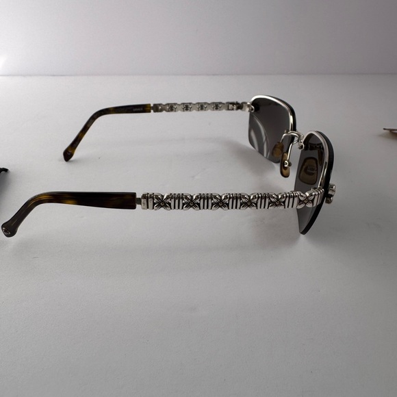 BRIGHTON Handmade Women’s Sunglasse w/Orig Case Rimless Sunglasses Silver Arms main image 7